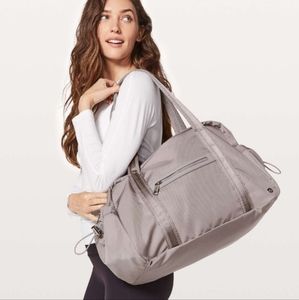 Lululemon Gray Everywhere Gym Duffel Bag